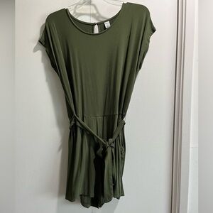 OLD NAVY Olive Green Short Sleeve Romper
